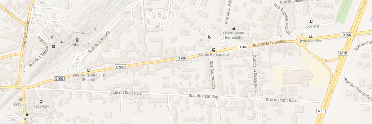 Plan du 48 Rue de la Louvière à Rambouillet