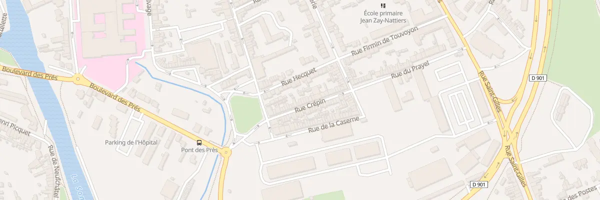 Plan du 23 Rue Crépin à Abbeville