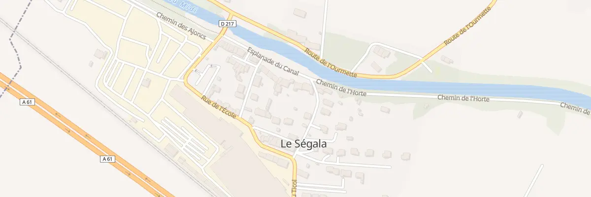 Plan du 26 Esp du Canal à Labastide-d’Anjou