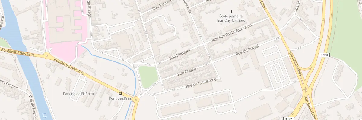 Plan du 18 Rue Hecquet à Abbeville