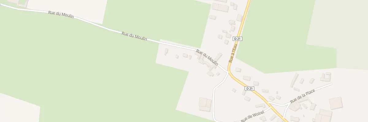 Plan du 108 Rue du Moulin à Wiry-au-Mont