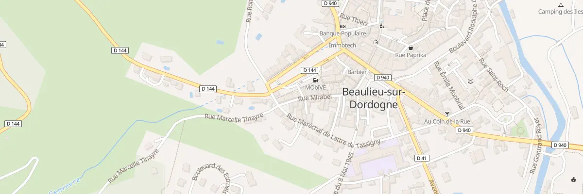 Plan du 25 Pl du Champ de Mars à Beaulieu-sur-Dordogne