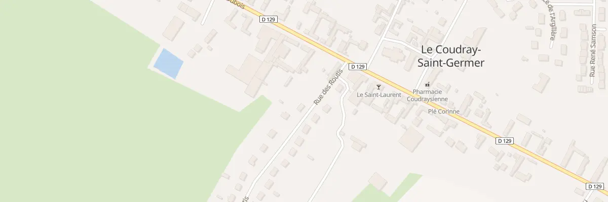 Plan du 2 Rue des Routis au Coudray-Saint-Germer