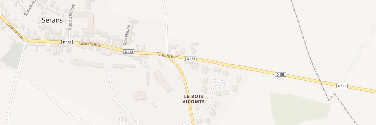 Plan du 3 Gr Grande Rue à Serans
