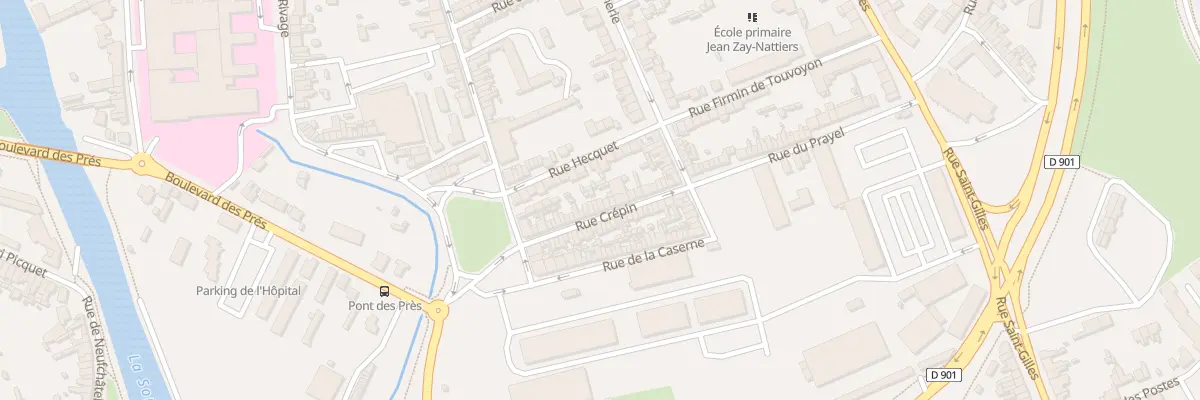 Plan du 29 Rue Crépin à Abbeville