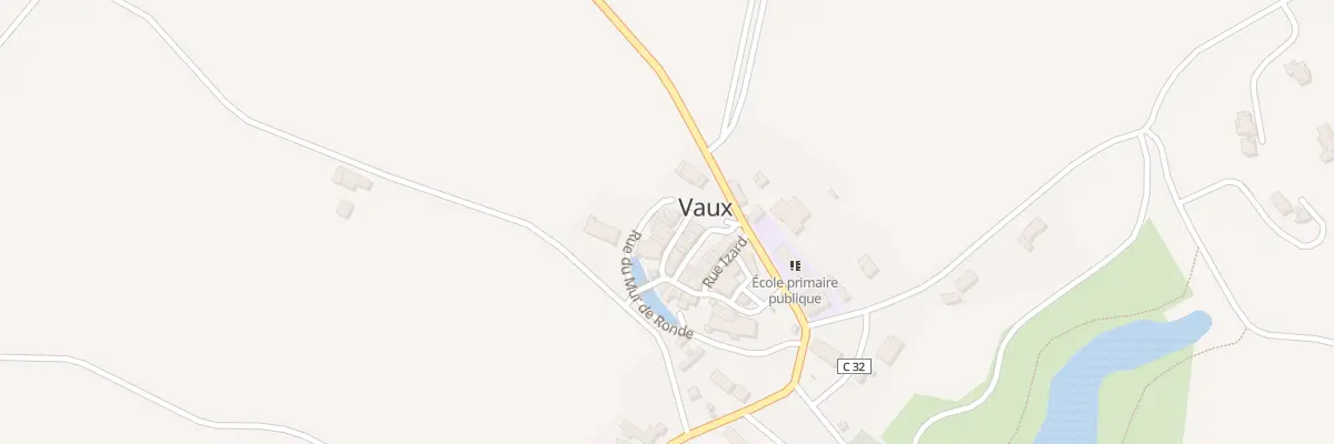 Plan du 3 Rue du Café à Vaux