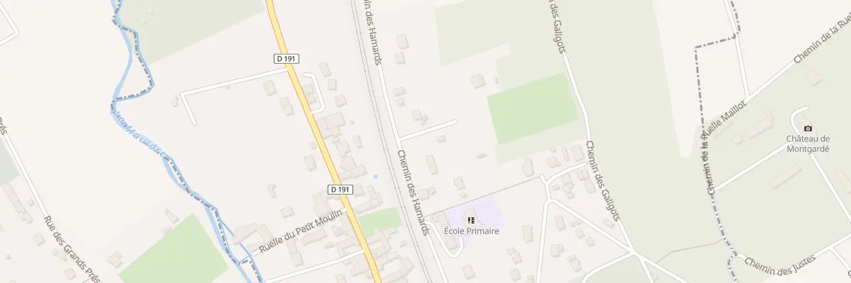 Plan du 5044 Les Hamards à Nézel
