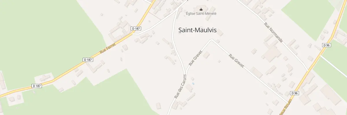 Plan du 6 Rue des Carons à Saint-Maulvis