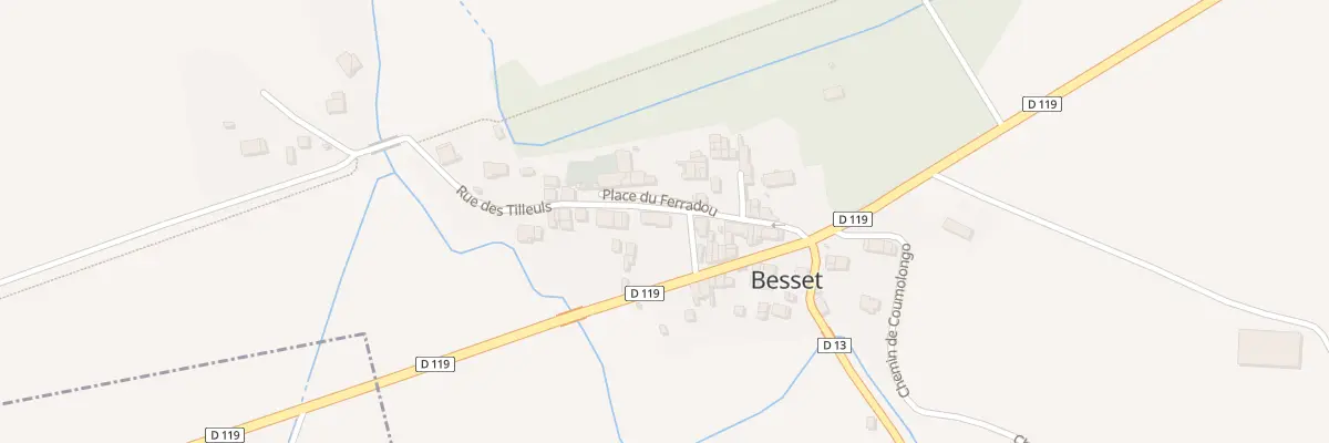 Plan du 9 Besset Village à Besset