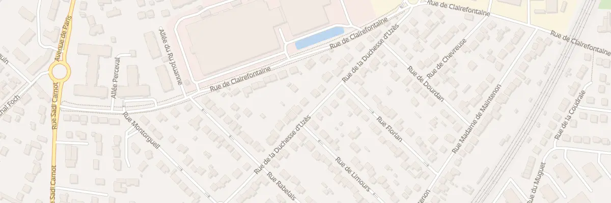 Plan du 55 Rue de la Duchesse d’Uzès à Rambouillet