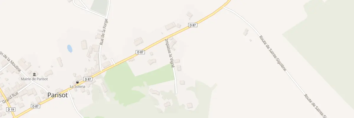 Plan du 5235 Le Vigne à Parisot