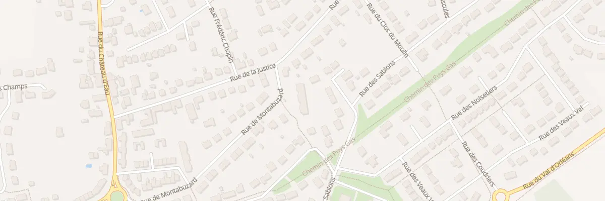 Plan du 42 Rue de Montabuzard à Ingré