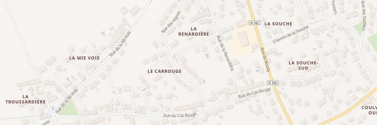 Plan du 5B Rue du Buisson à Gidy