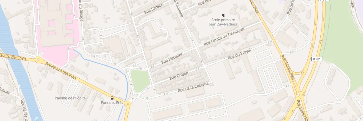 Plan du 28 Rue Hecquet à Abbeville