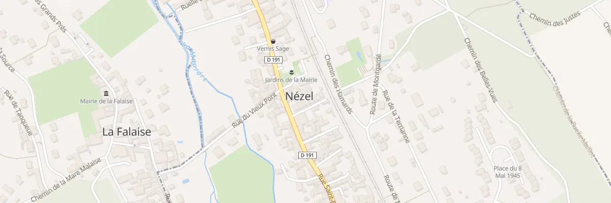 Plan du 1B Le Rue à Nézel