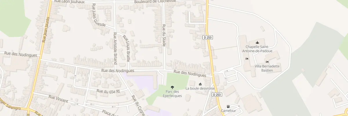Plan du 32 Rue des Nodingues à Desvres