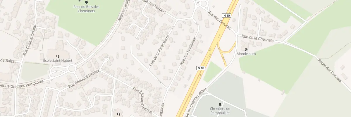 Plan du 14 Rue des Fontaines à Rambouillet
