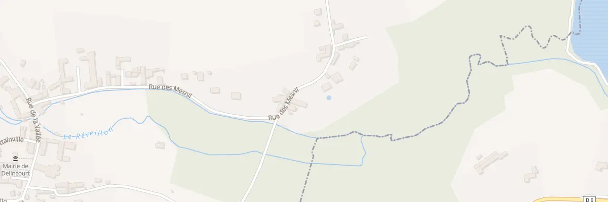Plan du 410 Le Mesnil à Delincourt