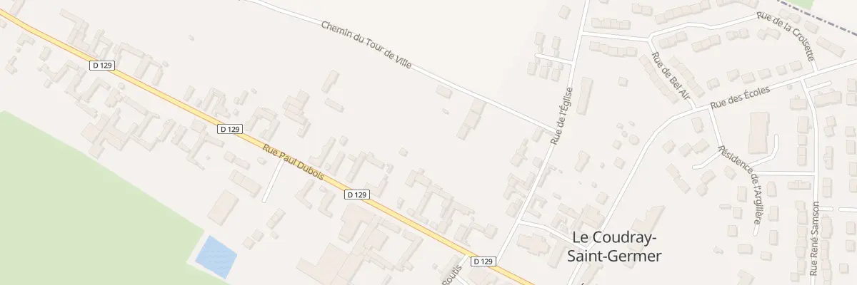Plan du 34 Rue Paul Dubois au Coudray-Saint-Germer