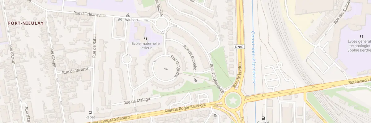 Plan du 138 Rue de Djerba à Calais