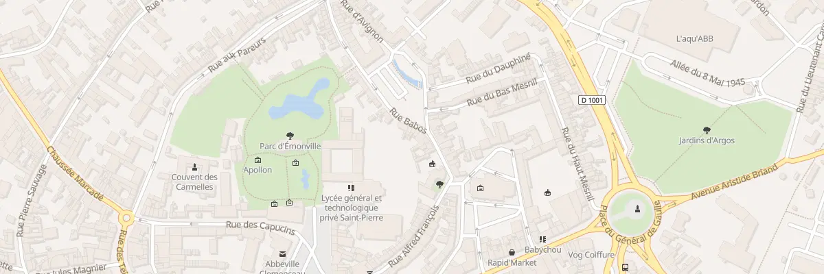 Plan du 15 Rue de la Briolerie à Abbeville