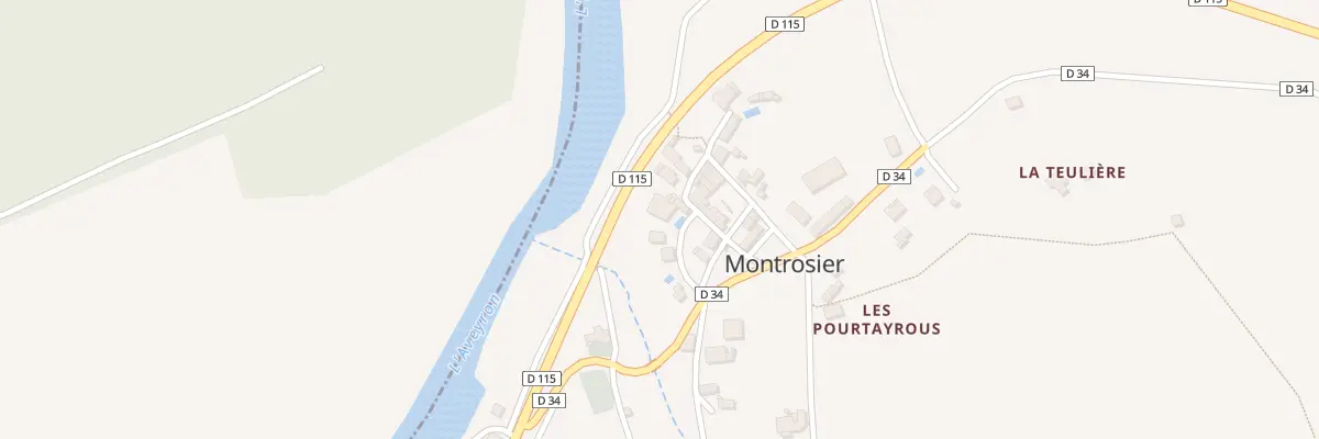 Plan du 5001 Le Village à Montrosier