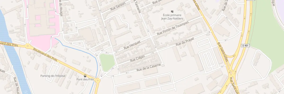 Plan du 30 Rue Hecquet à Abbeville