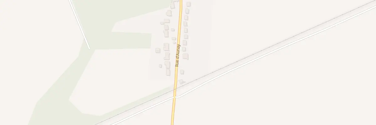 Plan du 36 Rue d’Aunay à Orsonville