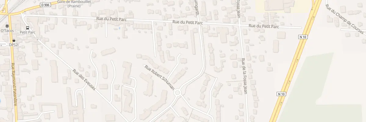 Plan du 8 Rue du Traite de Rome à Rambouillet