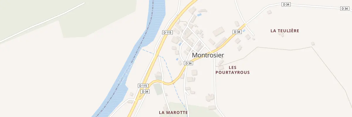 Plan du 5164 Le Village à Montrosier