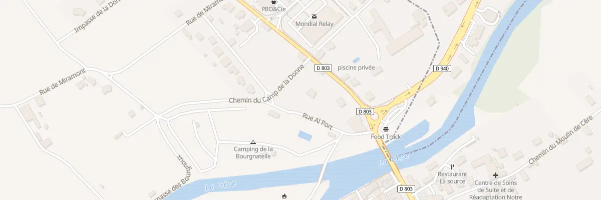 Plan du 5400A Rue Al Port à Bretenoux