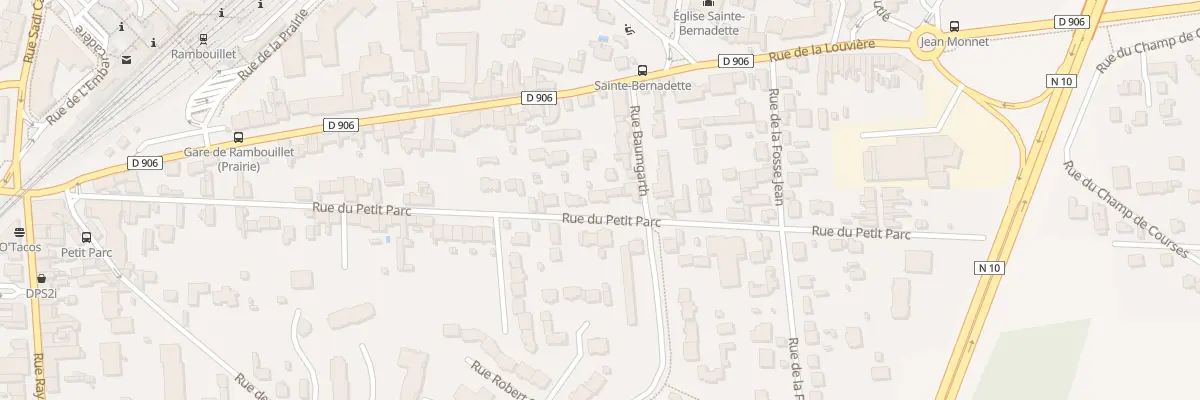 Plan du 51 Rue du Petit Parc à Rambouillet