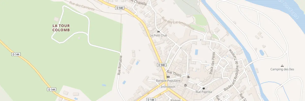 Plan du 59 Rue Gal de Gaulle à Beaulieu-sur-Dordogne