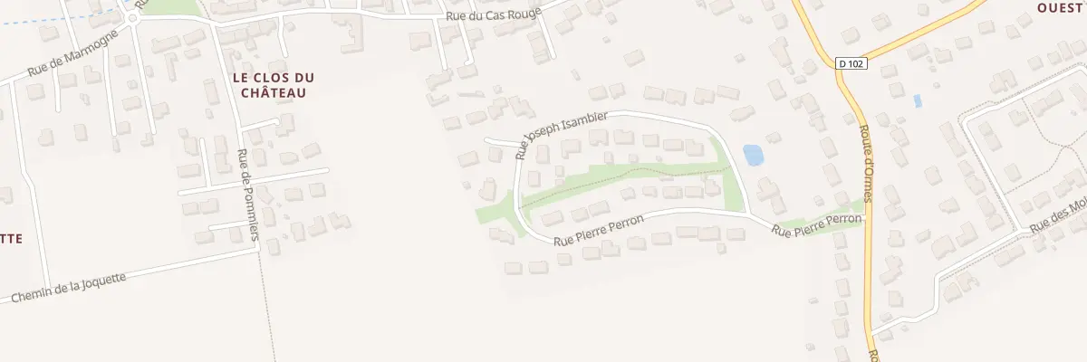 Plan du 15 Rue Joseph Isambier à Gidy