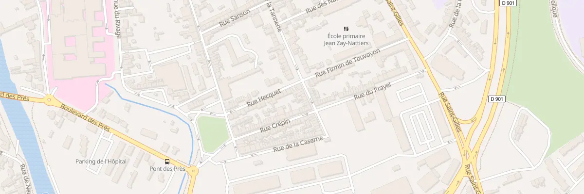 Plan du 34 Rue Hecquet à Abbeville
