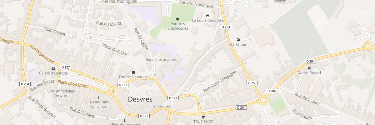 Plan du 17 Rue Delamotte à Desvres