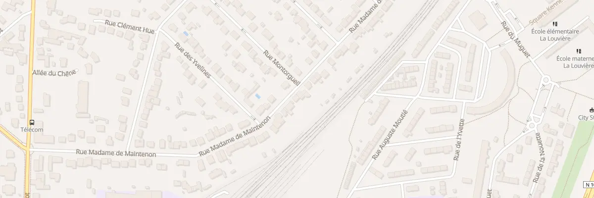 Plan du 64 Rue Madame de Maintenon à Rambouillet