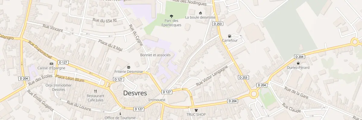 Plan du 15 Rue Delamotte à Desvres