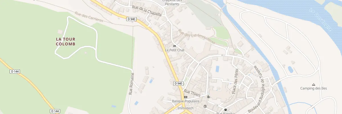Plan du 80 Rue Gal de Gaulle à Beaulieu-sur-Dordogne