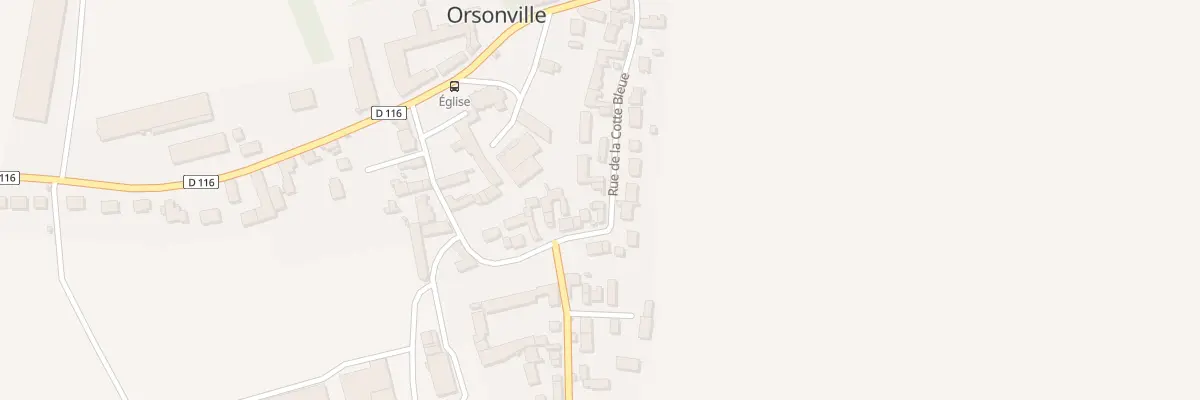 Plan du 8 Rue de la Cotte Bleue à Orsonville