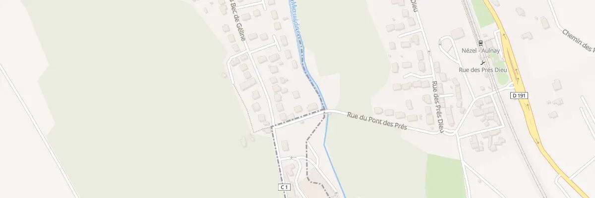 Plan du 6 Rue des Prés Dieu à La Falaise