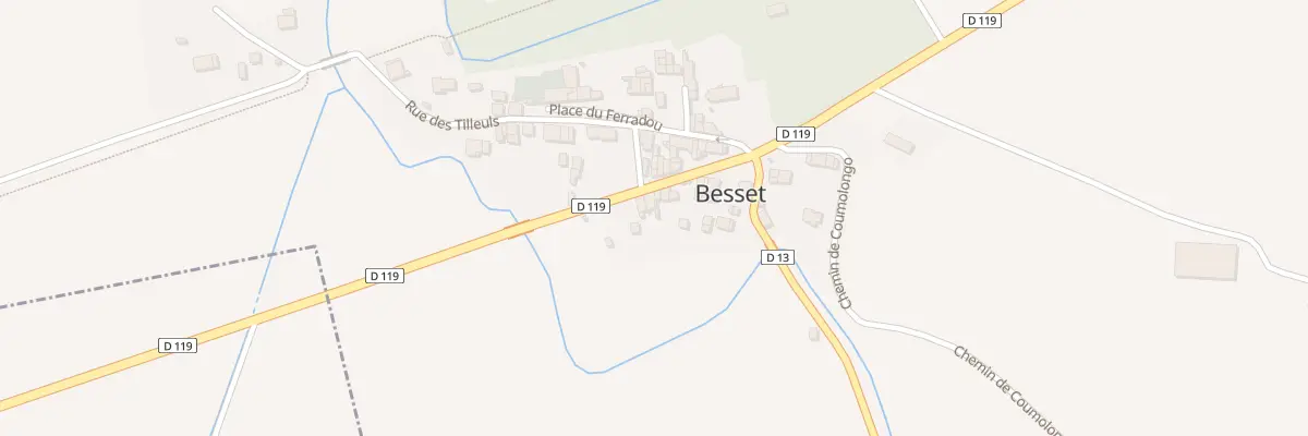 Plan du 40 Besset-Village à Besset
