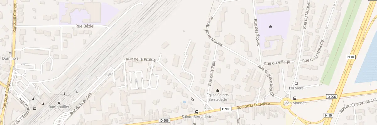 Plan du 6 Res de la Prairie à Rambouillet
