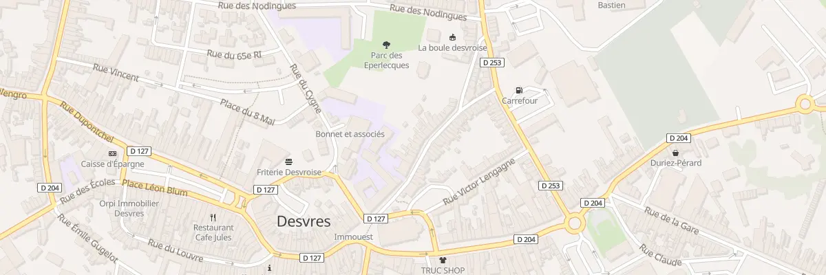 Plan du 19 Rue Delamotte à Desvres