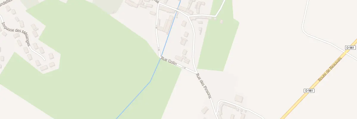 Plan du 5001F Rue des Martins Pecheurs à Trie-la-Ville