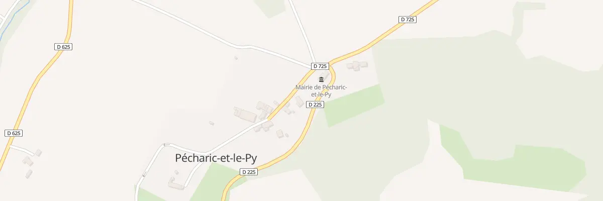Plan du 22 Le Village à Pécharic-et-le-Py