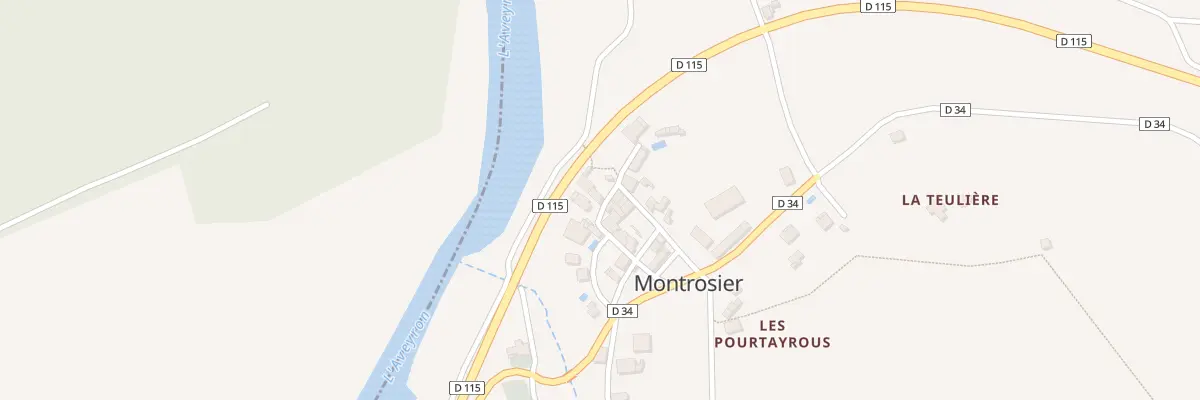 Plan du 5160 Le Village à Montrosier