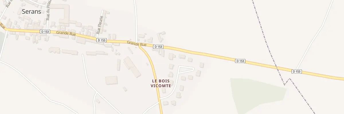 Plan du 118 Le Bois Vicomte à Serans