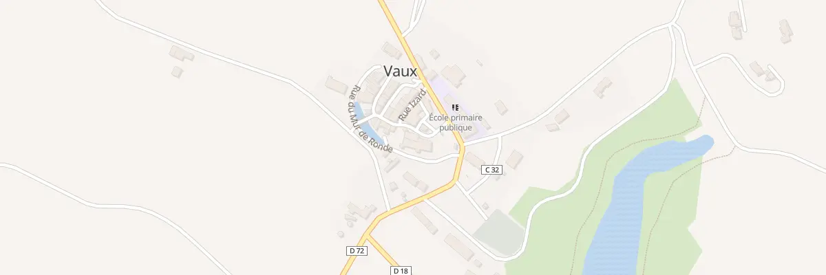 Plan du 9548 Village à Vaux