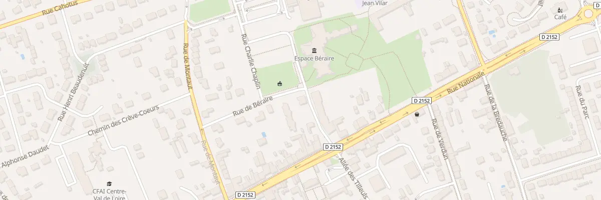 Plan du 12 Rue de Béraire à La Chapelle-Saint-Mesmin